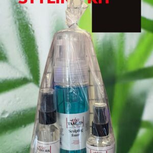 Silk out kit for thermal protection and silky shine smooth finish for your hair